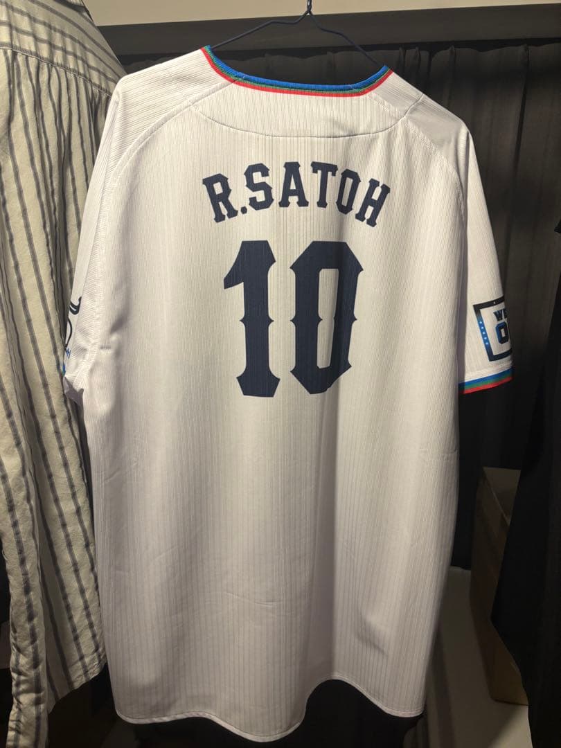 埼玉西武ライオンズ 佐藤龍世 Lサイズ 75周年ユニフォーム