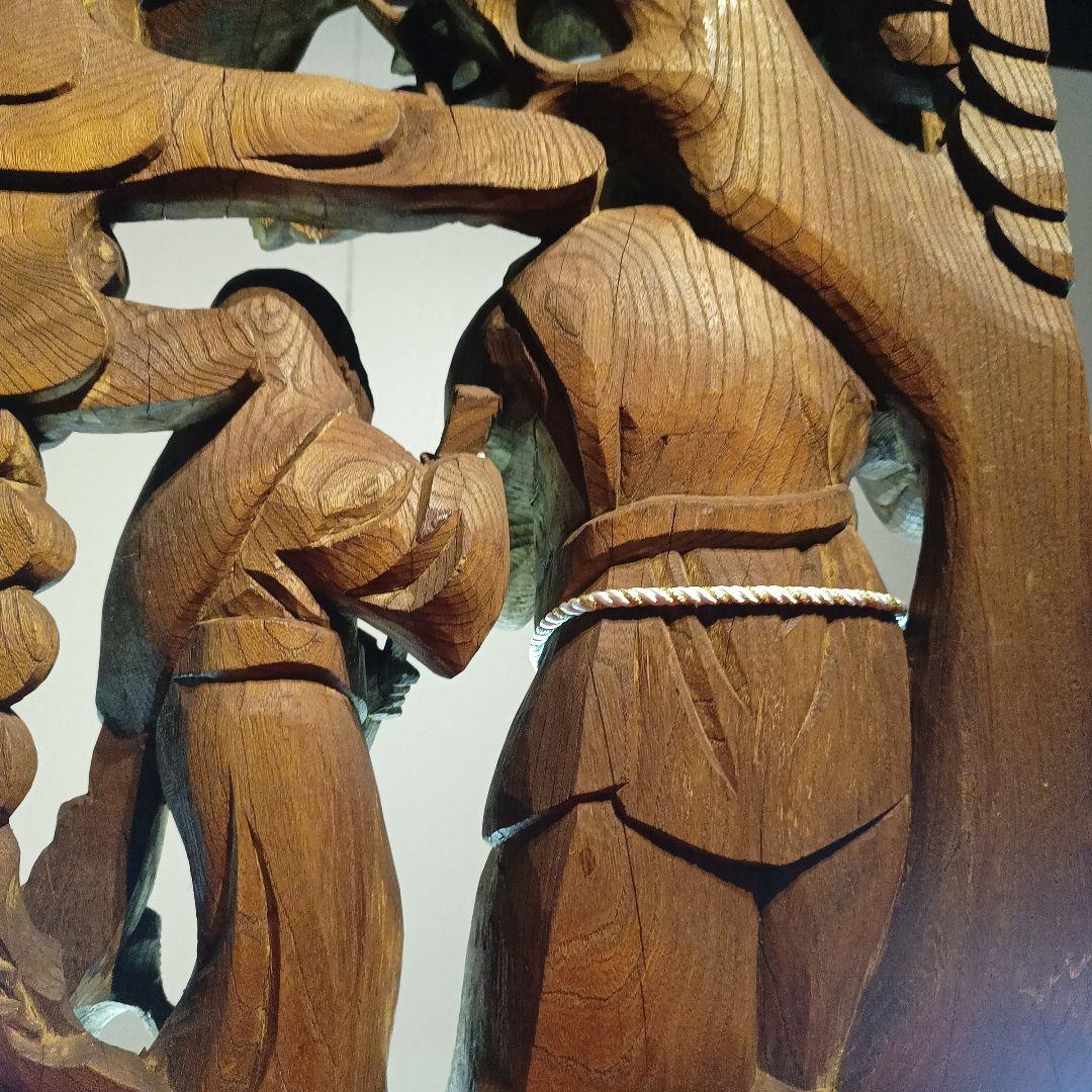 木彫り 縁起物 たかさご 彫刻 だんじり 寺院 仏閣 仏像 骨董品