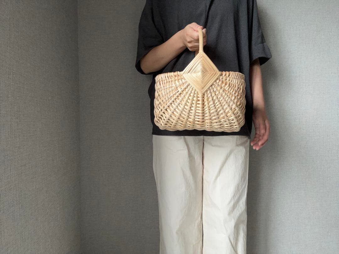 11/16削除】最終価格【新品】かご バスケットS ラトビア ナチュラル 北欧