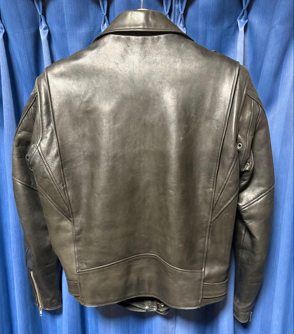 良い友達 BUY3S ハーレー 本革 牛革 ダブルレザージャケット L