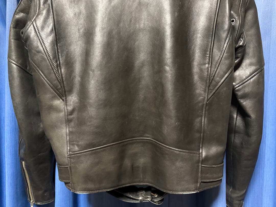 良い友達 BUY3S ハーレー 本革 牛革 ダブルレザージャケット L