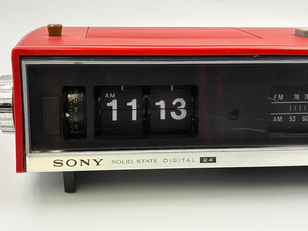 パタパタ時計 ラジオ付き SONY 世界初 8FC-61 昭和 動作品 - メルカリ