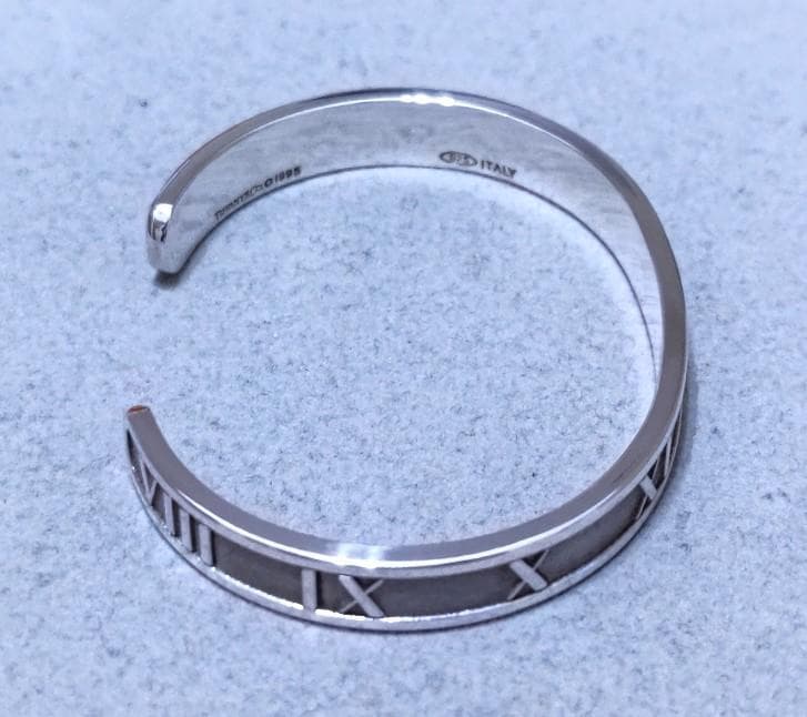 ティファニー　アトラス　シルバー925　バングル　箱保存袋付　40458