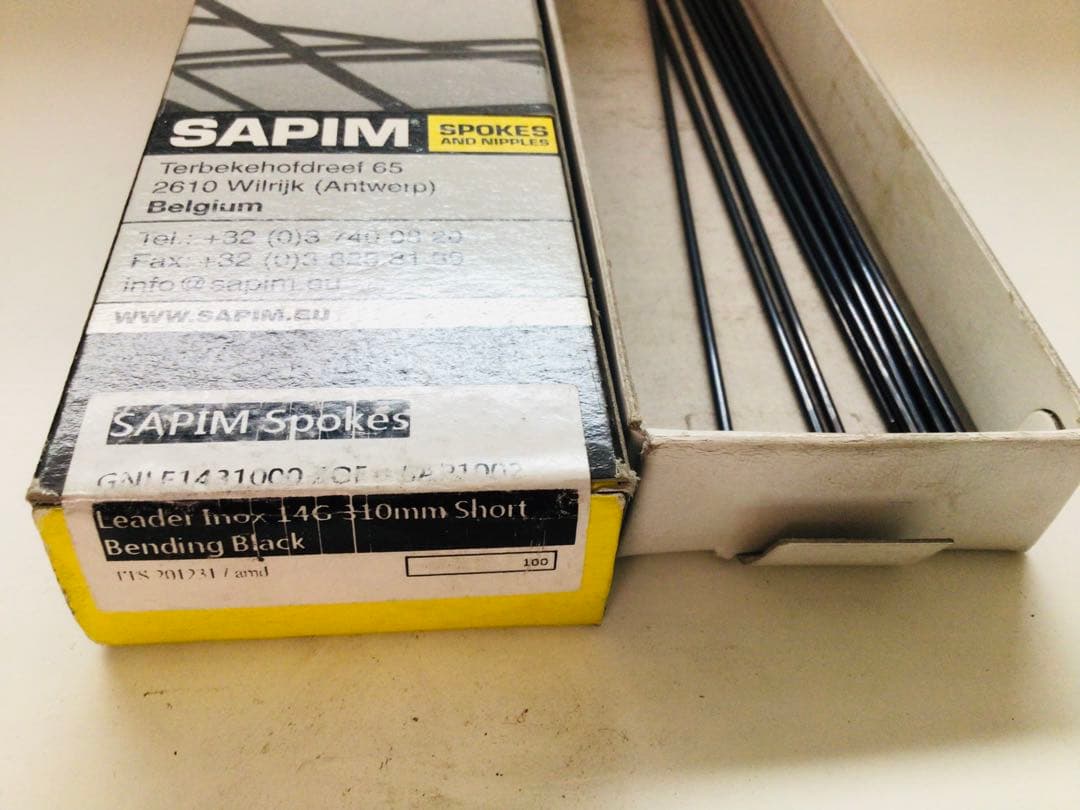 ◉SAPIM・サピム◉スポーク・Race 14G他、開封済みの為に9箱おまとめ