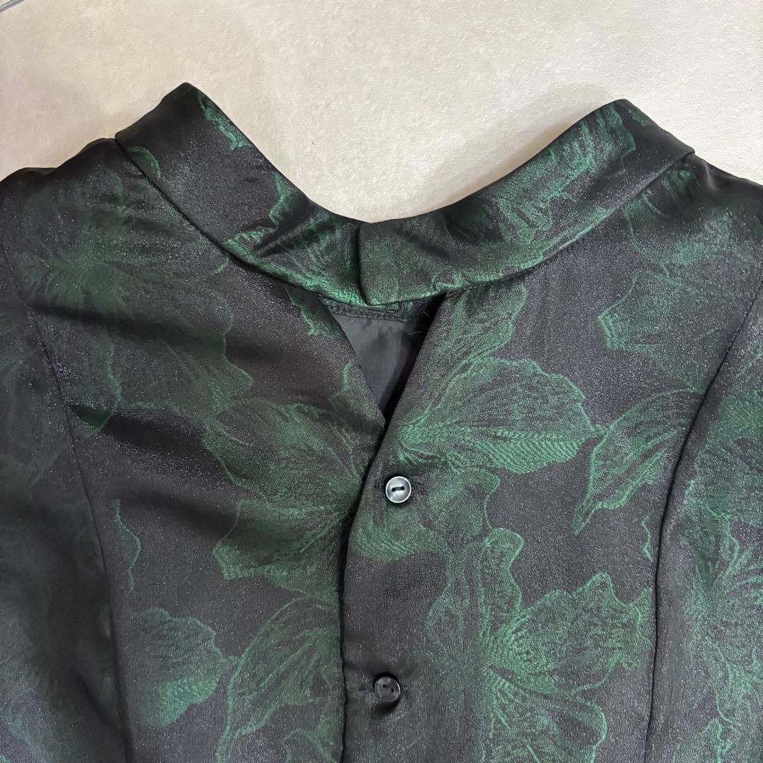 HARE ハレ　ジャガード　ロングワンピース　オケージョン　シアー