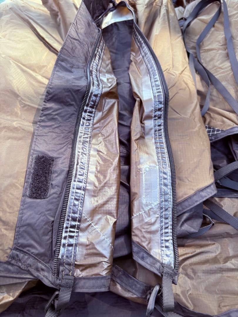 TOMOUNT NY TENT 2人軽量 テント ナイロン 2.4kg ブラウン