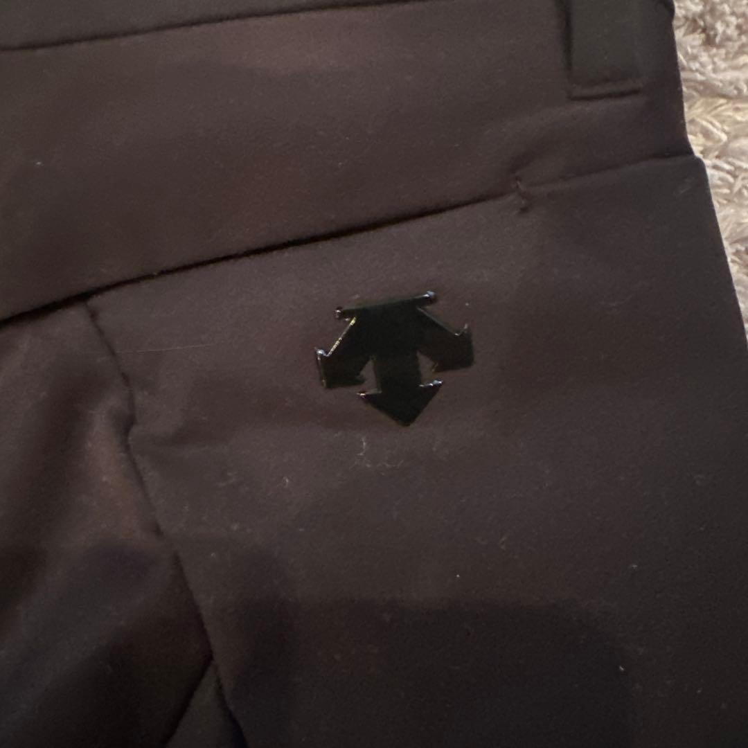 希少 デサントゴルフ 高級フェザー入り防風ダウンパンツ スリムフィット 中田英寿