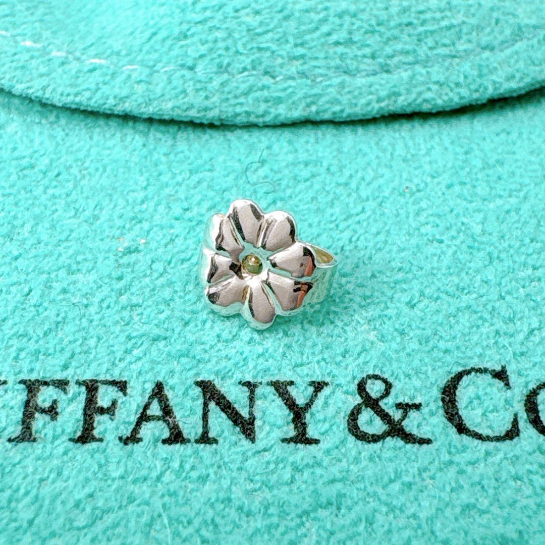 極美品 オールドティファニー バンブー スモール 片耳 ピアス シルバー925