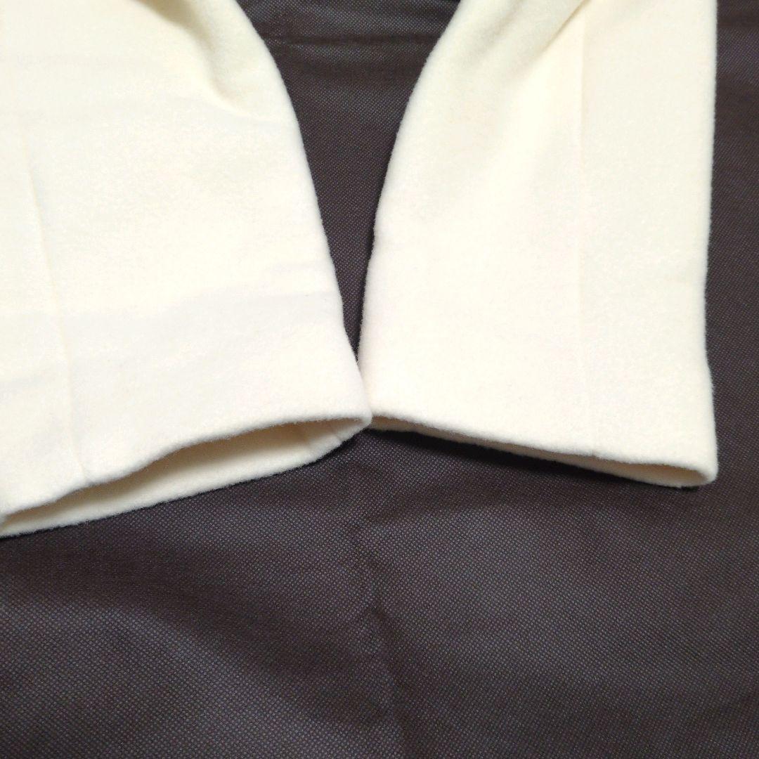 近年 美品✨ノーブル カシミヤ混 ロングコート MTRウール アイボリー 38