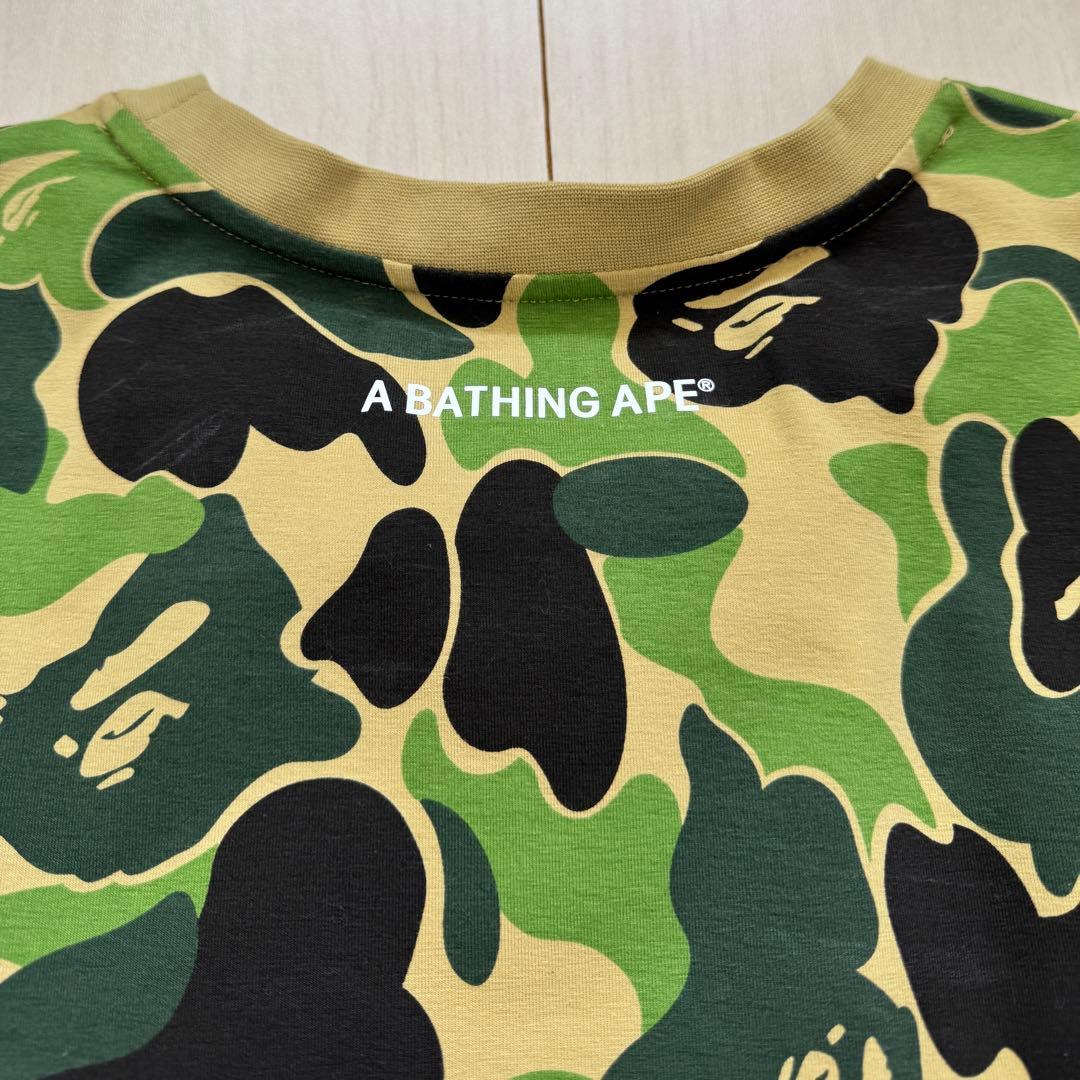 A BATHING APE 迷彩柄ミニワンピース 半袖