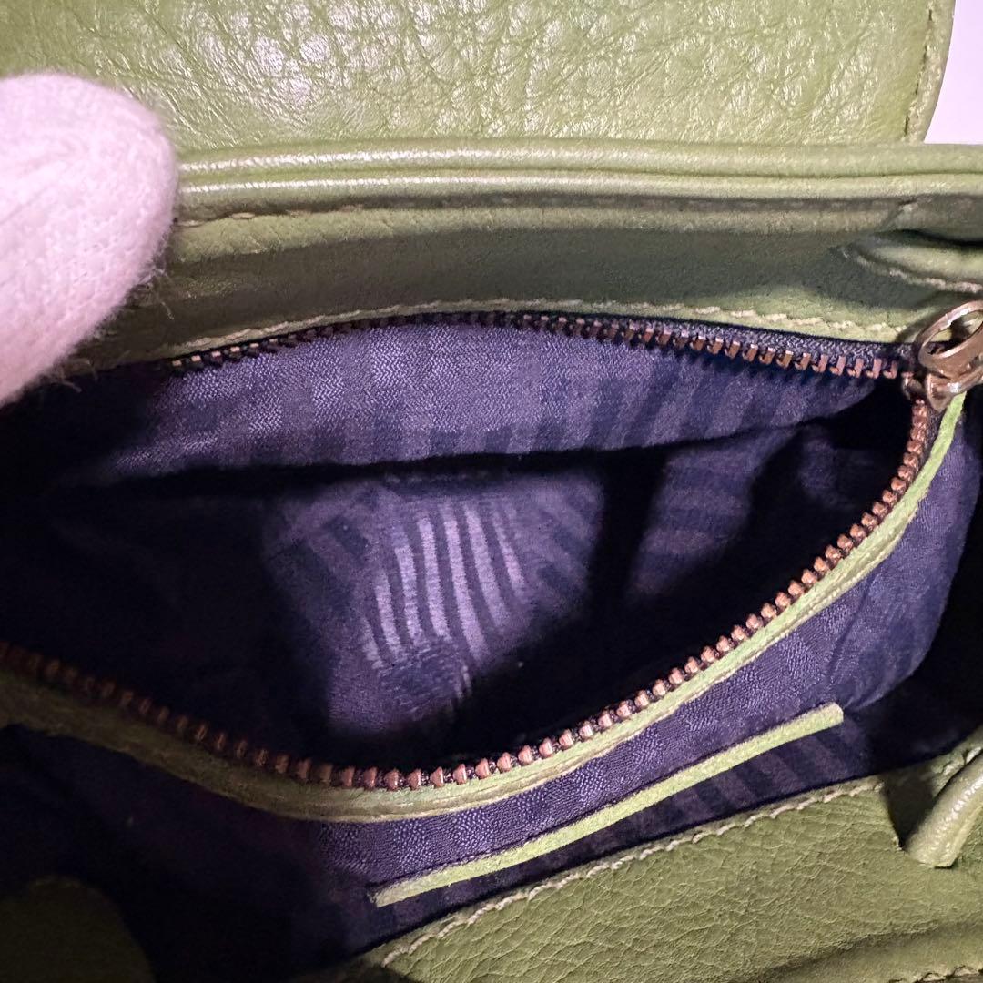 【美品】希少色✨COACH コーチ　リュック　バックパック4925 グリーン