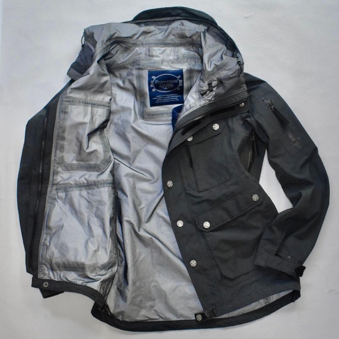 【フォロー割適用】Permanent Unionマウンテンパーカー黒 S 全天候