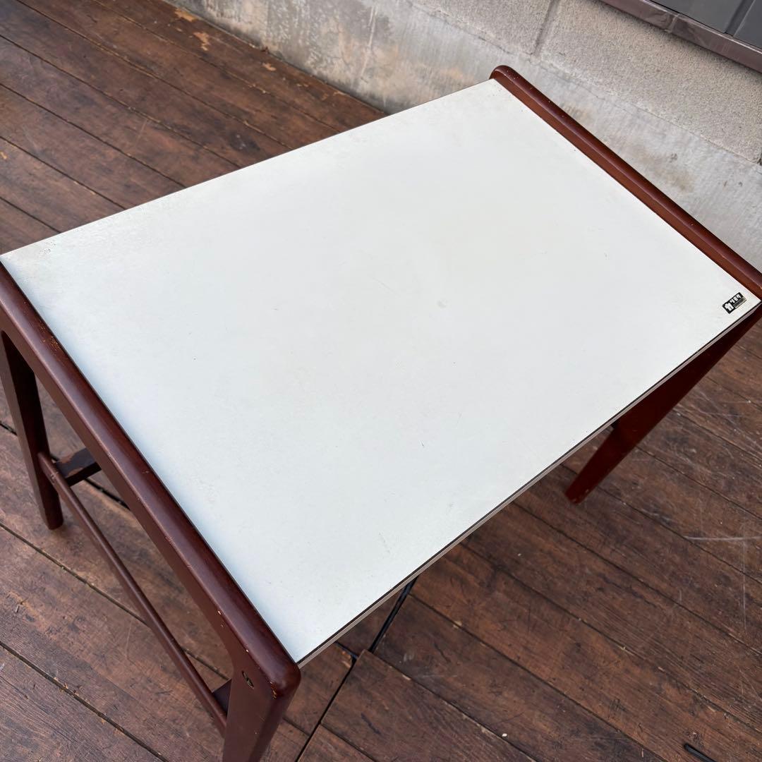 C1 オールドカリモク カリモク家具 木製 サイドテーブル コーヒー