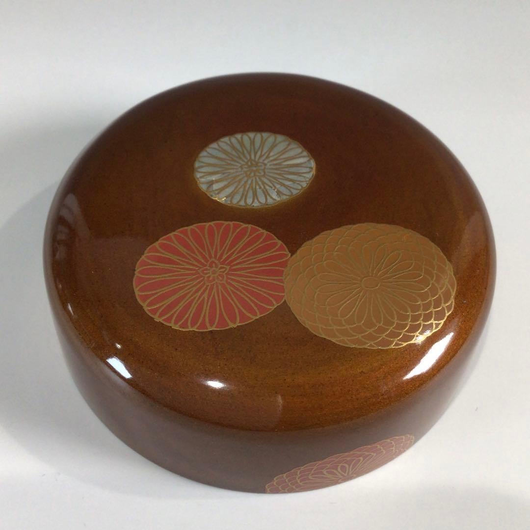 P390 棗 『二代 佐野長寛作』『即中斎 書付』『溜塗』『中棗』 共