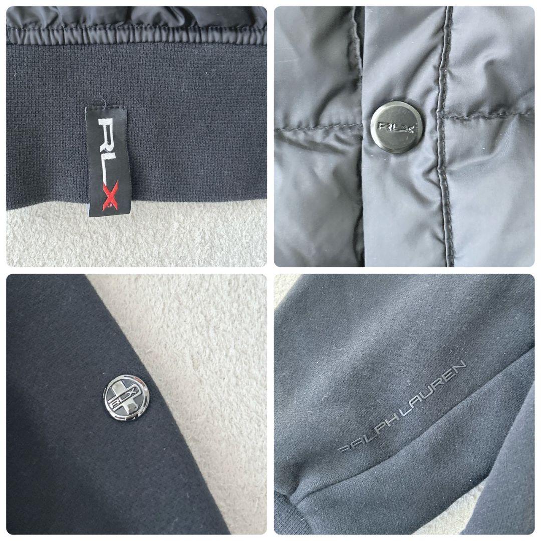 美品　RLX　ラルフローレン ゴルフ ハイブリッドダウン　パーカー ブラック M