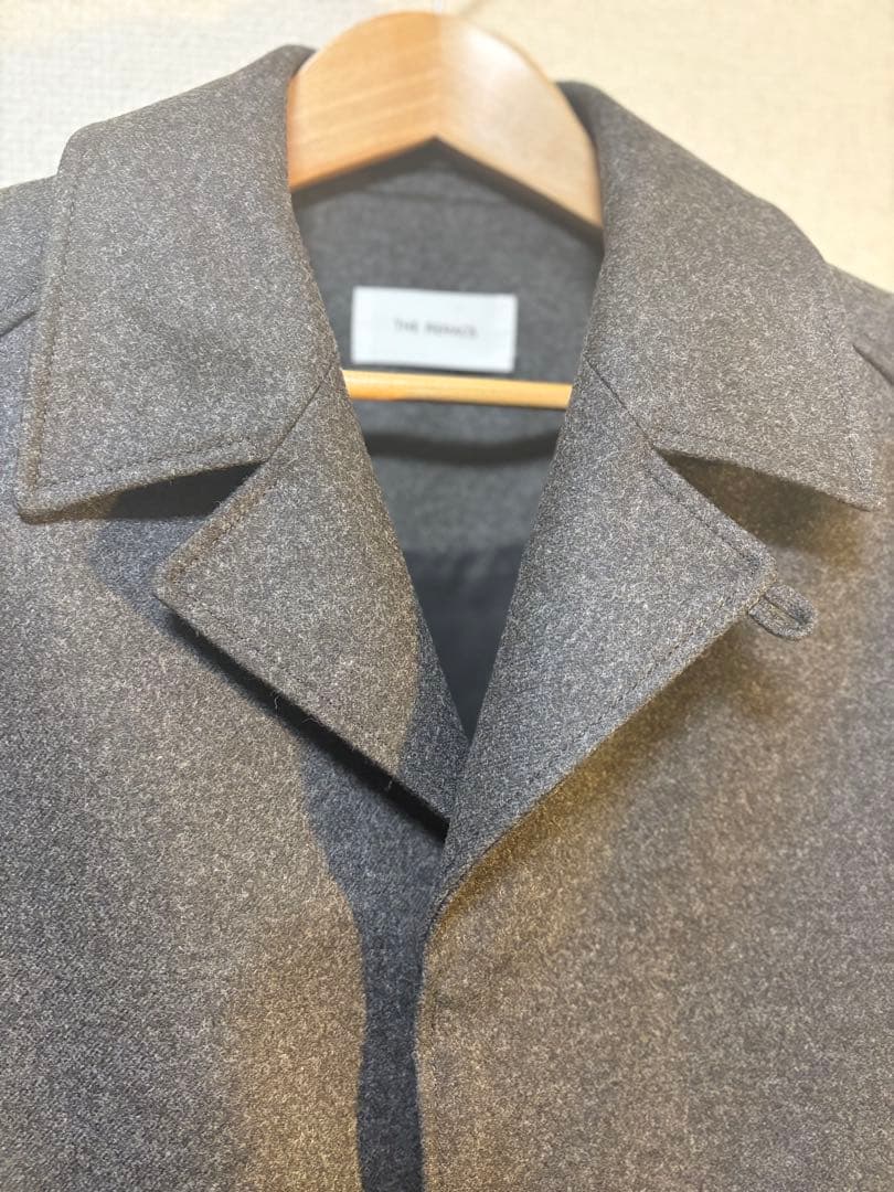 THE RERACS 24aw OPEN COLLAR COAT(GRAY)