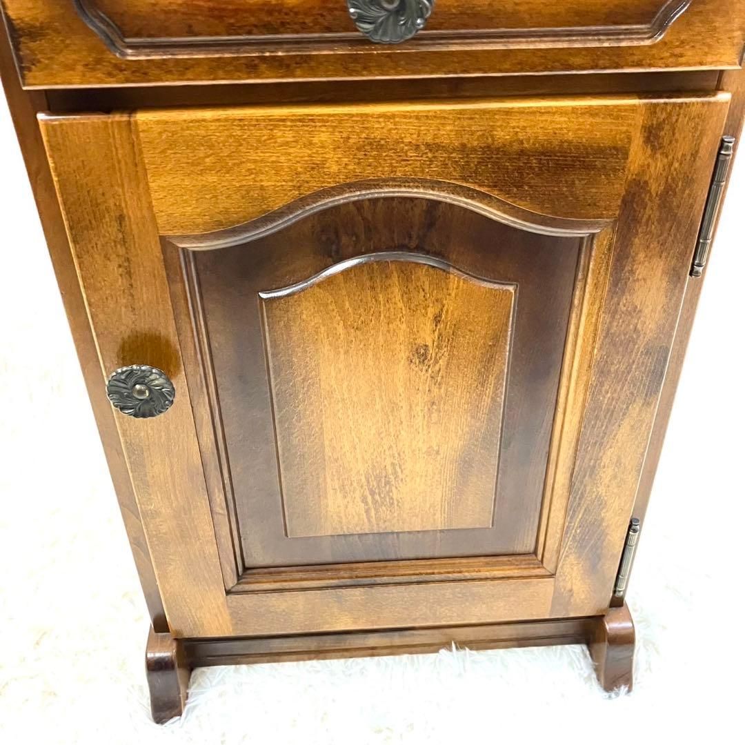 karimoku カリモク コロニアル コーナーテーブル コーナーラック 電話台