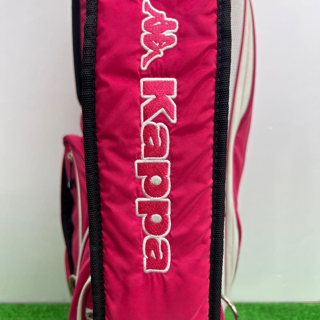 Kappa カッパ　キャディバッグ　ゴルフバッグ　9インチ　ピンク