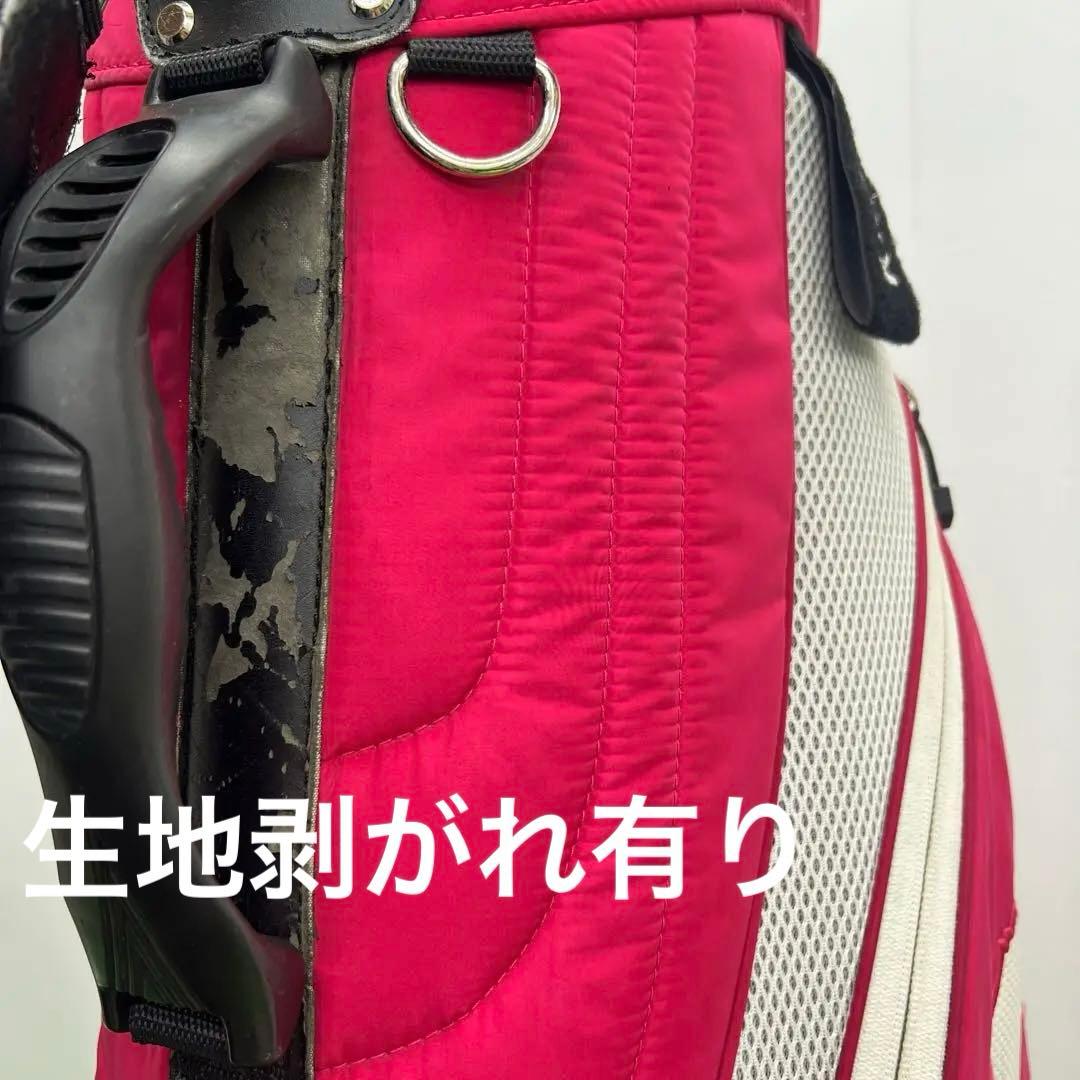 Kappa カッパ　キャディバッグ　ゴルフバッグ　9インチ　ピンク