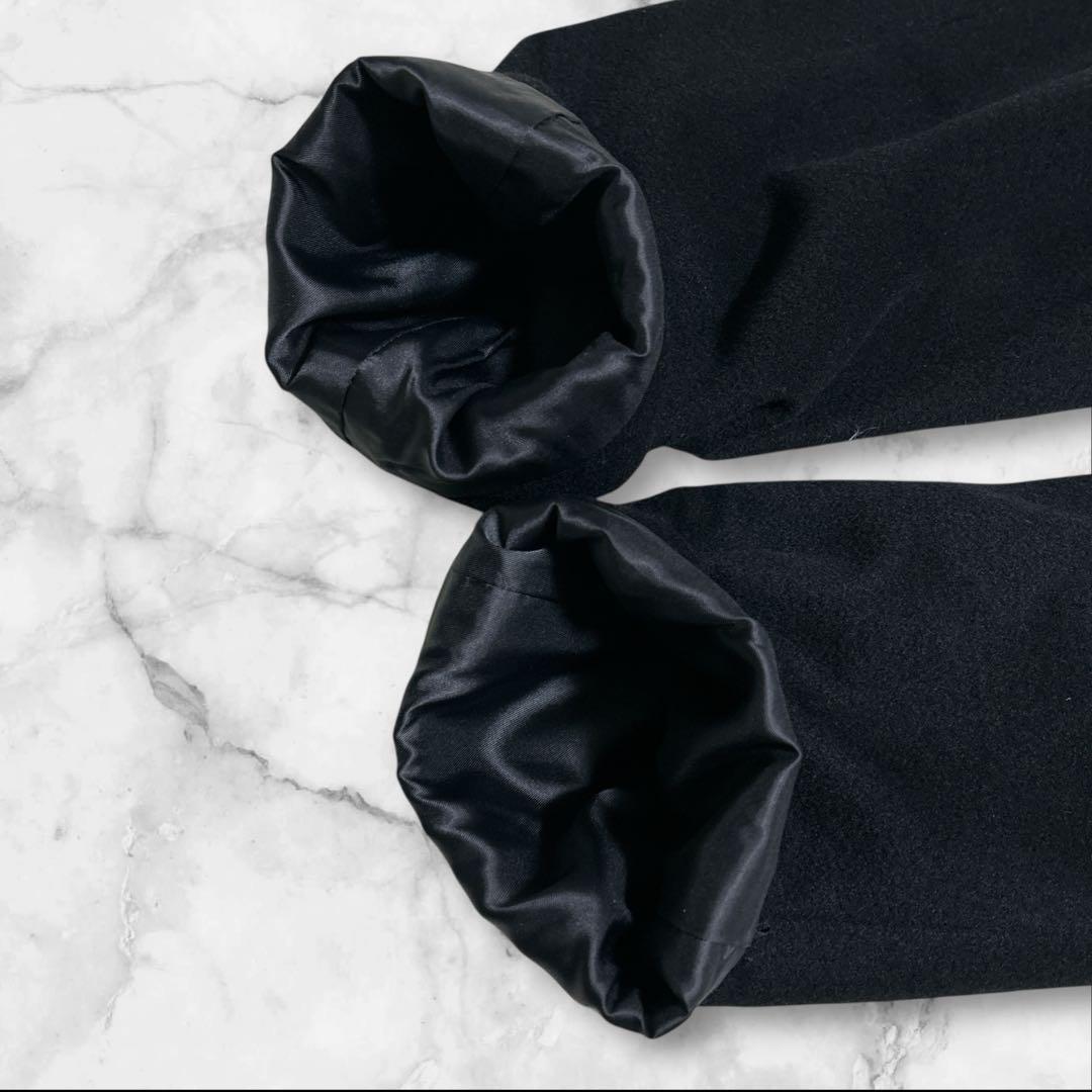 極美品✨カシミヤ100% ロングコート ファー　取り外し可能 2way ブラック