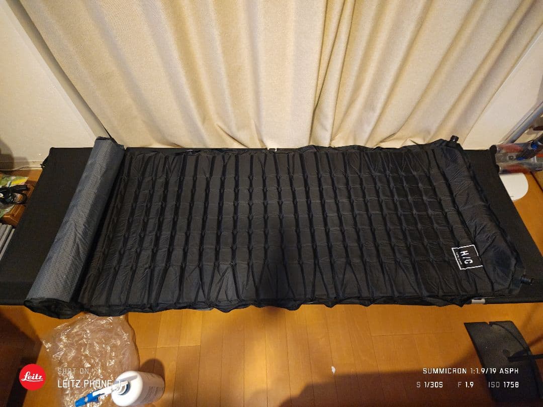 ヘリノックス コットワン コンバーチブルブラック&コットレッグ&マット