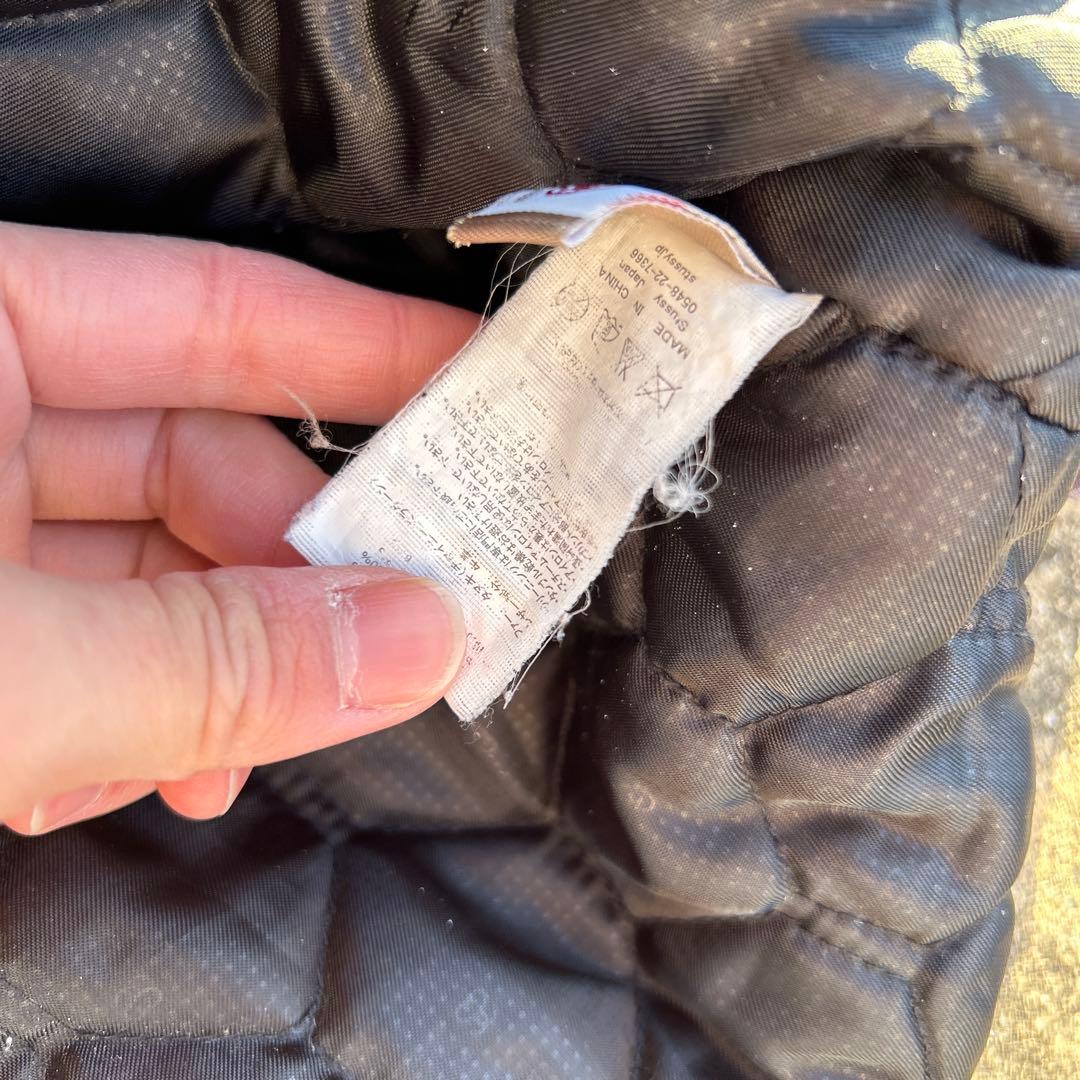 00s old stussy N3-B フライトジャケット 茄子紺 y2k