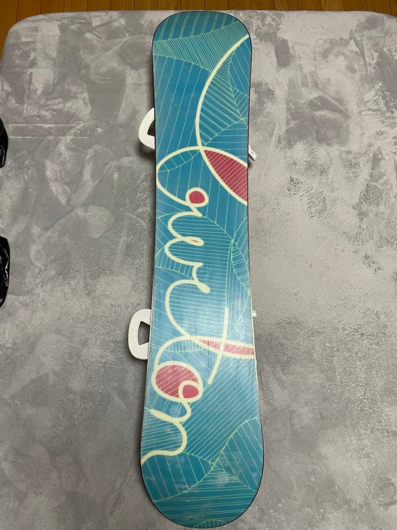 【2点セット】Burton スノーボード 138cm ホワイトビンディング