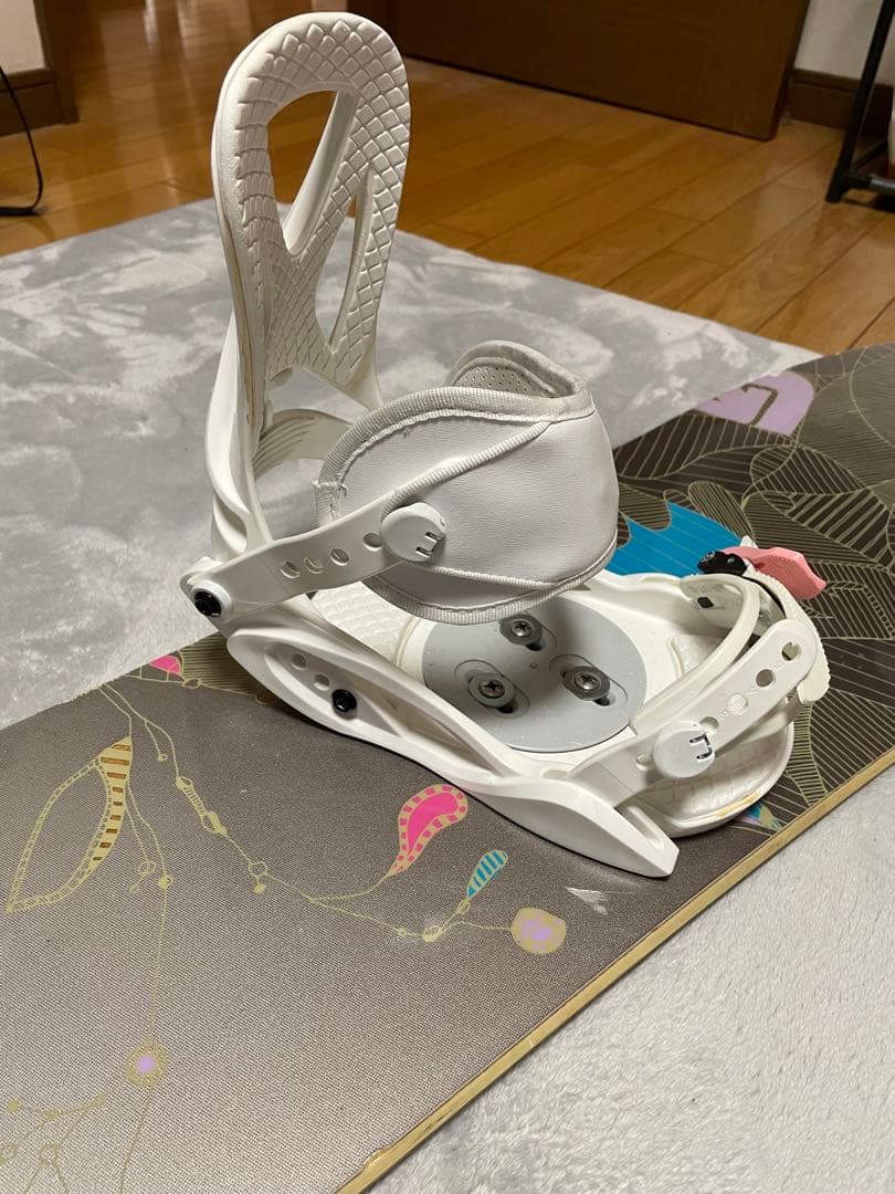 【2点セット】Burton スノーボード 138cm ホワイトビンディング