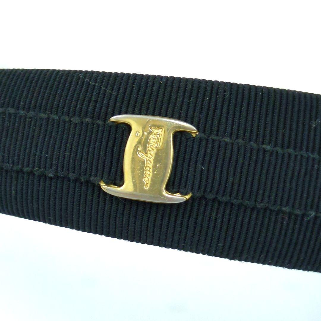 amerys_9様FERRAGAMO　フェラガモ　カチューシャ　ブラック