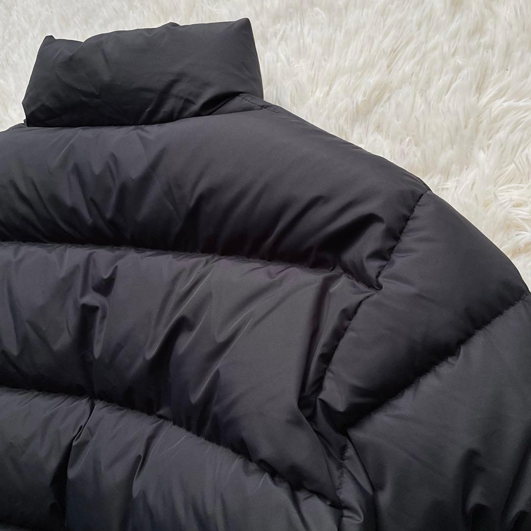 未使用級✨エクストララージ　ダウンジャケット　中綿　L ボックスロゴ　ブラック