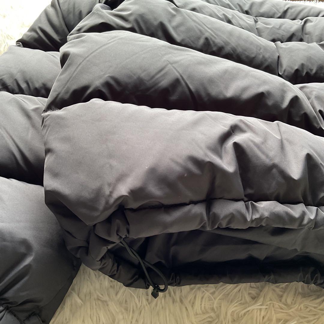 未使用級✨エクストララージ　ダウンジャケット　中綿　L ボックスロゴ　ブラック