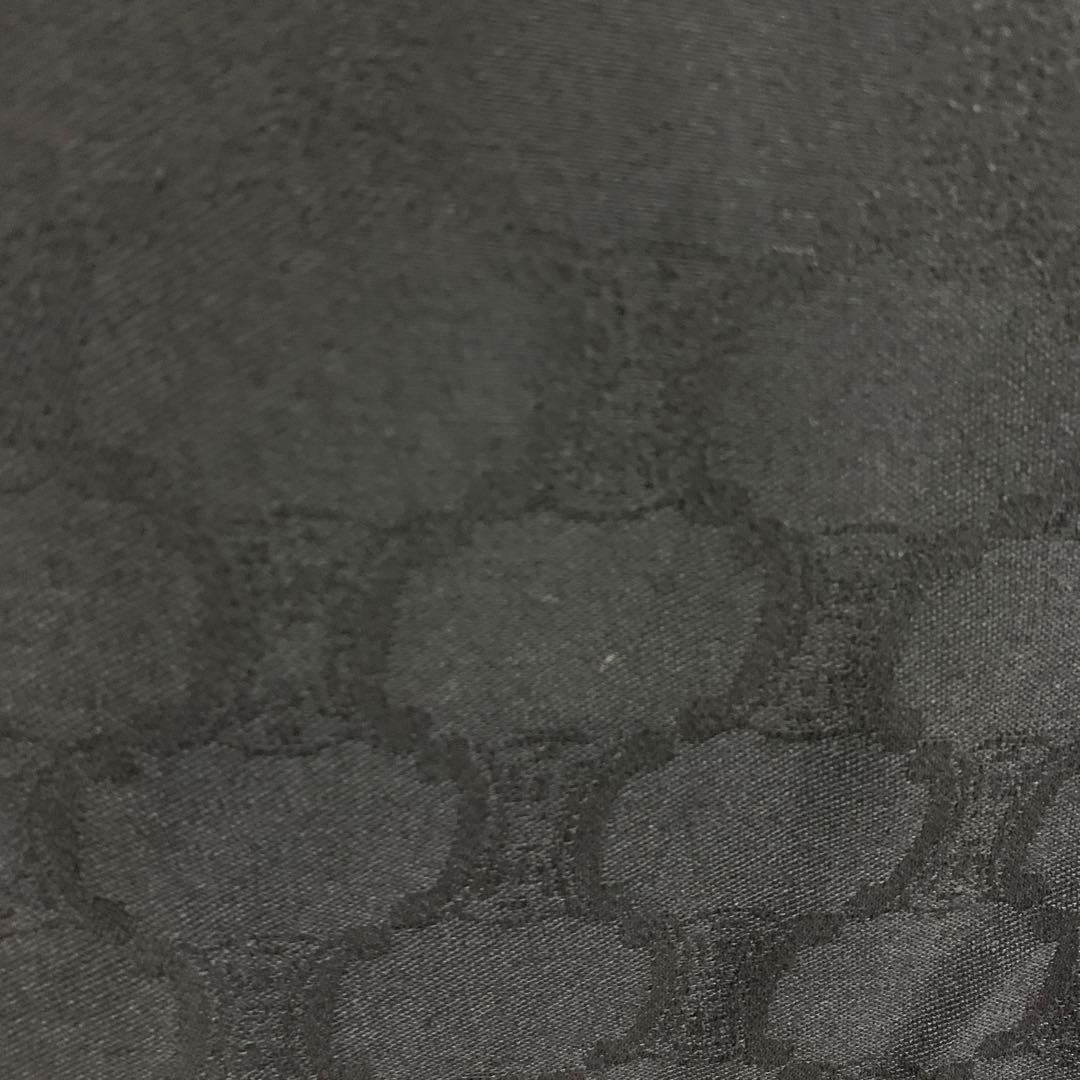 セリーヌ 黒 セレブ 高級 紳士 男女兼用 ユニセックス 上品 ロゴ ウール