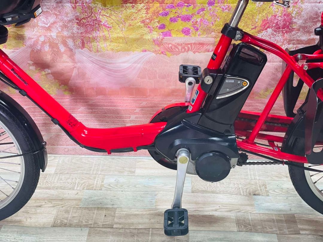 K2381 電動自転車パナソニック子供乗せ 20インチ 送料無料