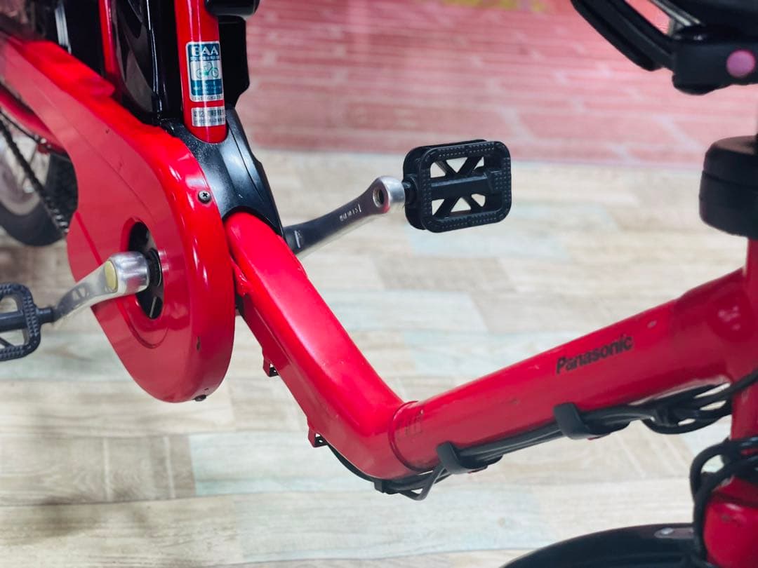 K2381 電動自転車パナソニック子供乗せ 20インチ 送料無料