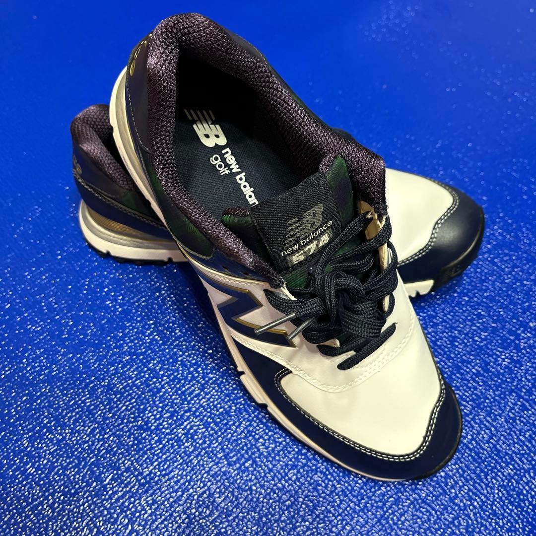 【新品未使用】New Balance 574 ゴルフシューズ 26.5cm
