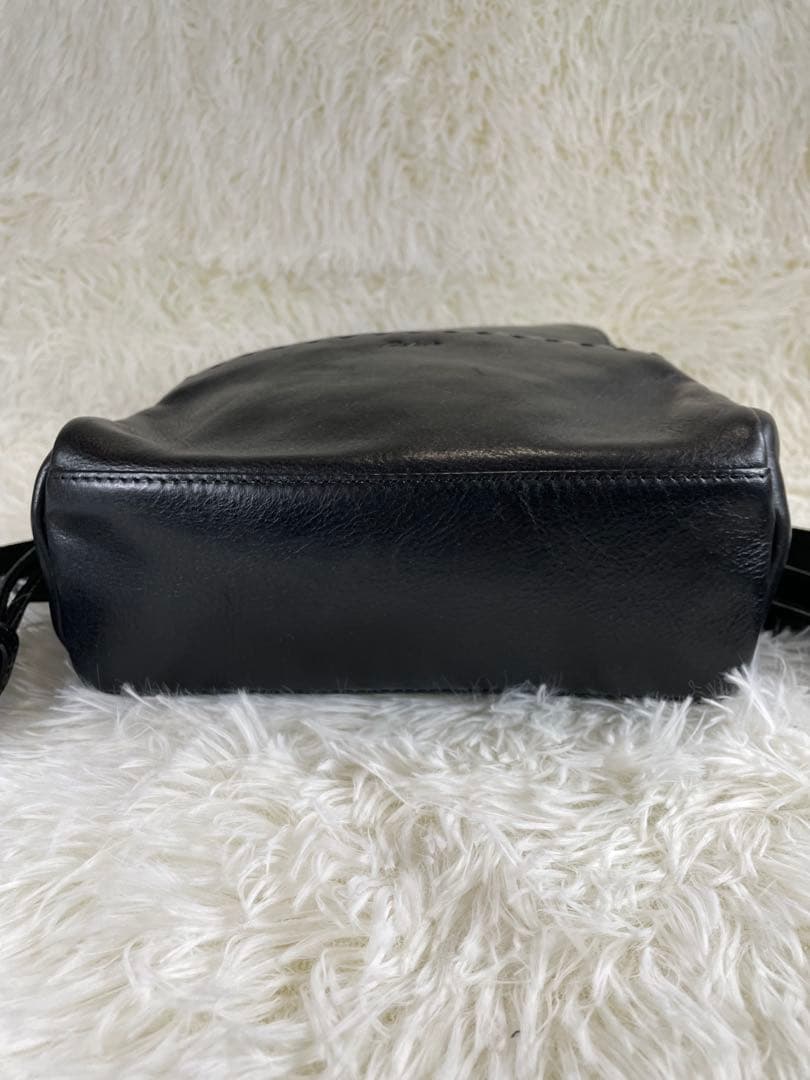 【美品】Dakota レザー ミニリュック ベルト 黒