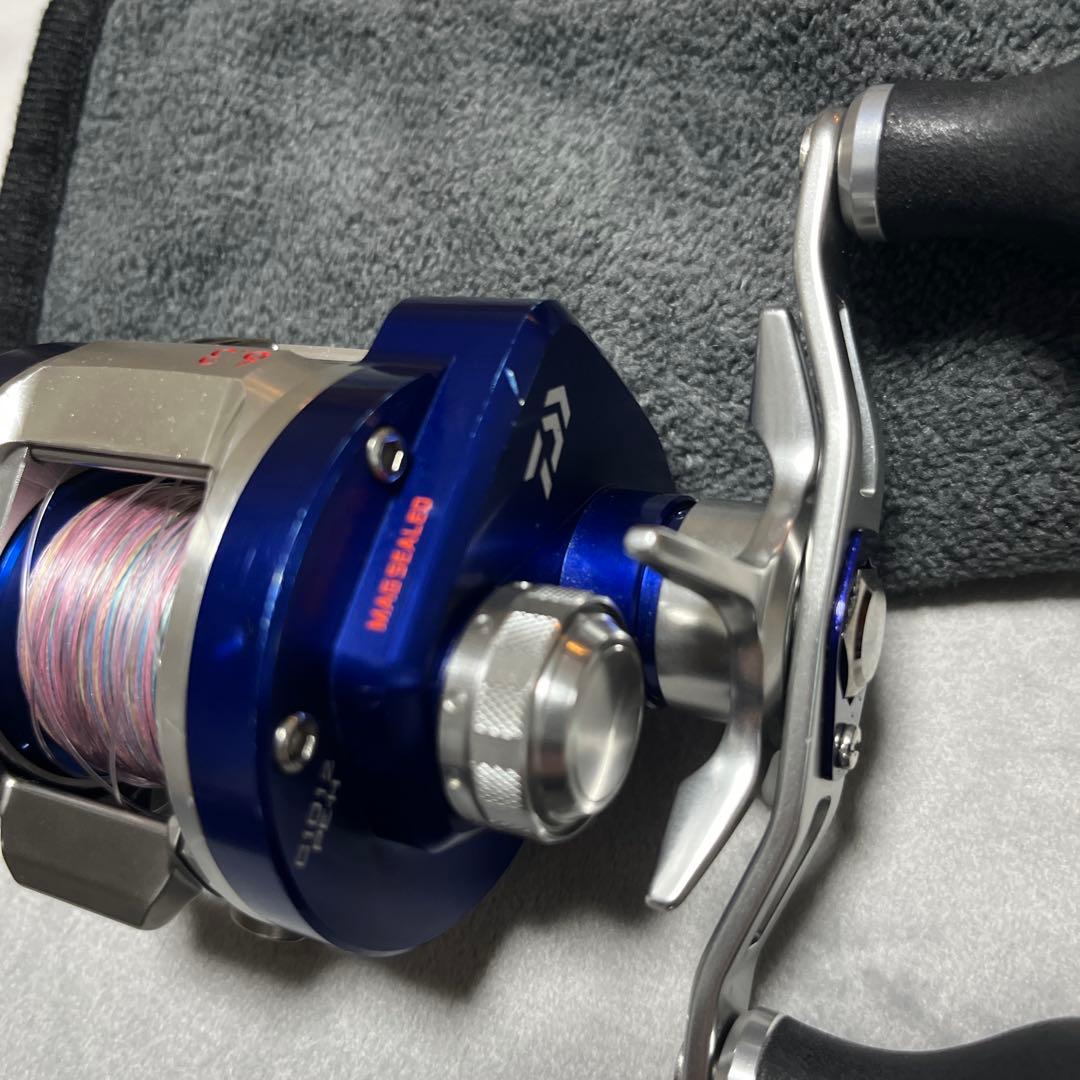 RYUGA BAY JIGGING 両軸リール 青　c１０１２　PE-H
