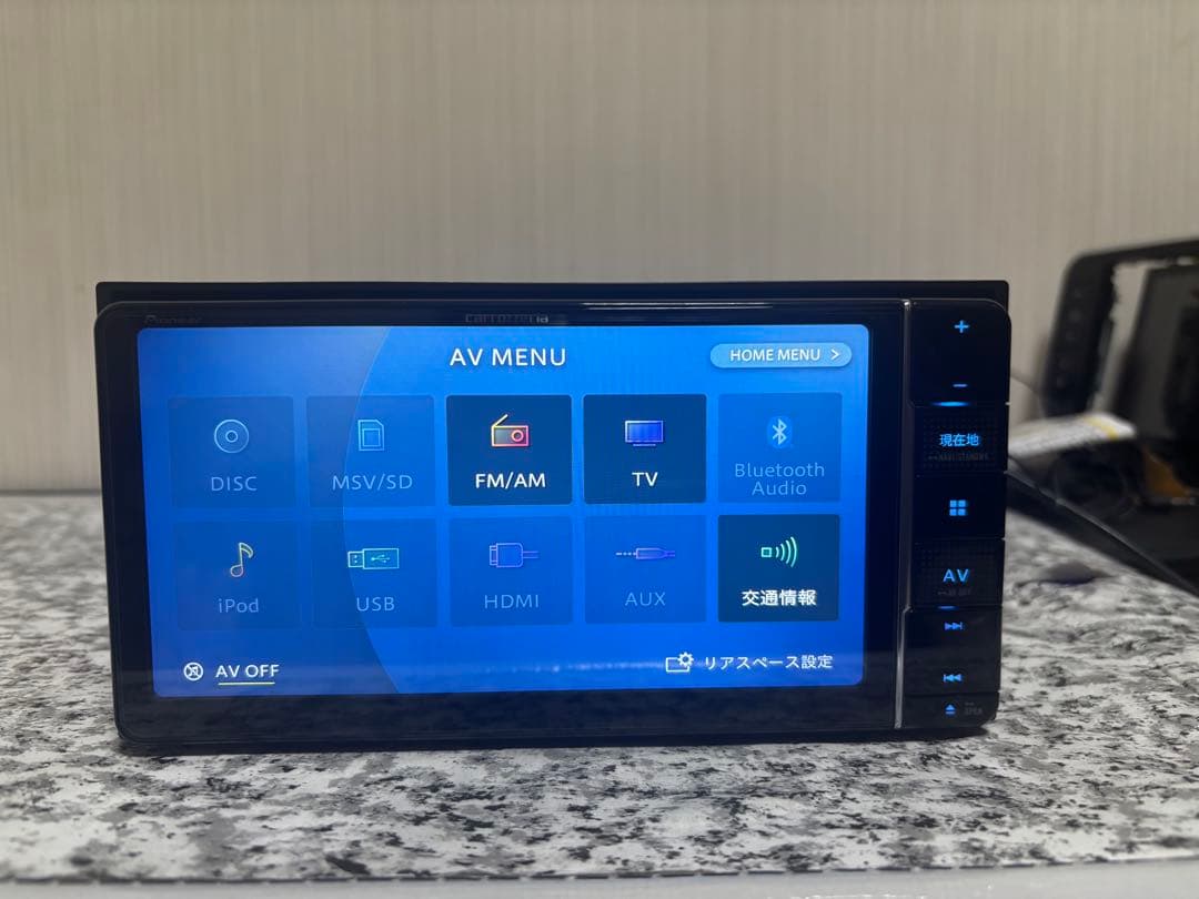 カロッツェリアAVIC-RW811-D地図2020