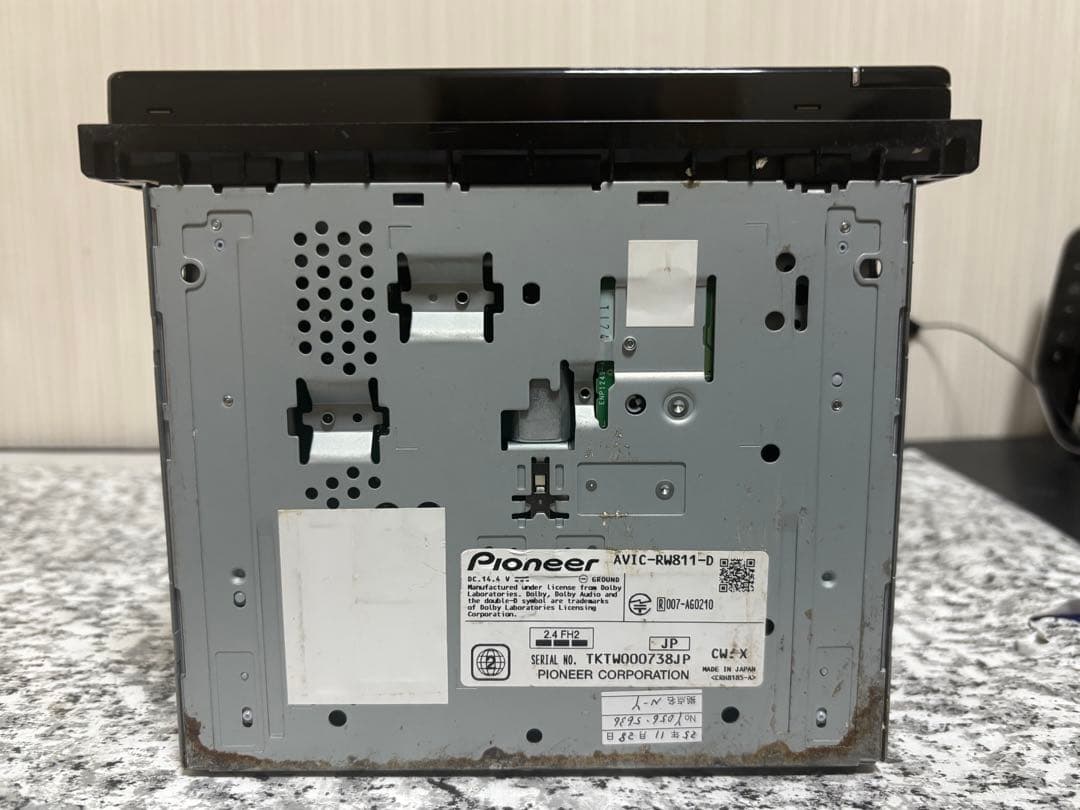 カロッツェリアAVIC-RW811-D地図2020