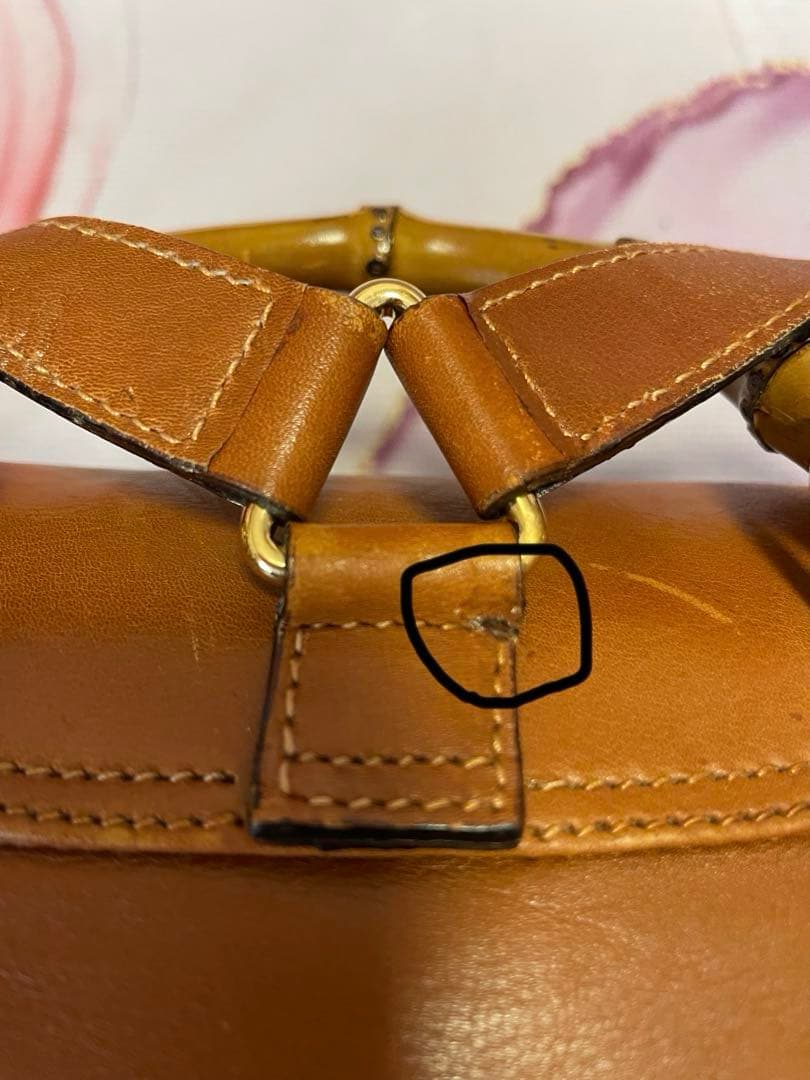 お値下げ可♡GUCCI グッチ バンブー レザー ミニリュック