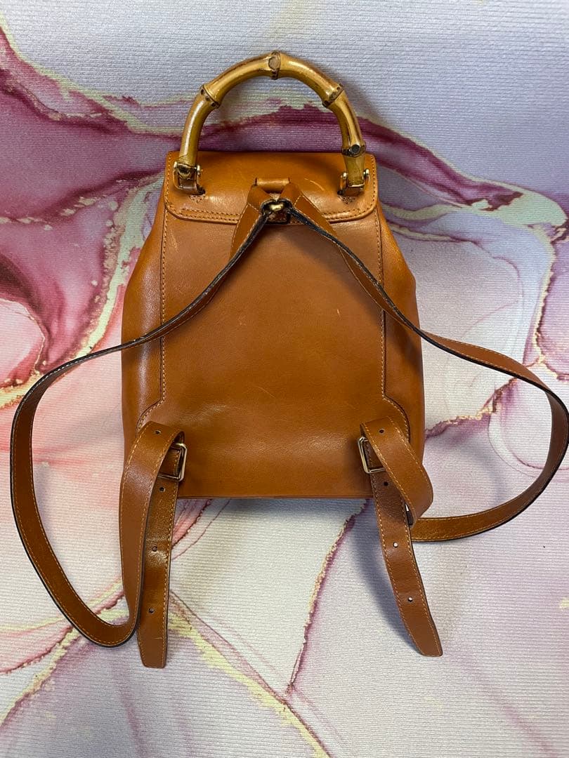 お値下げ可♡GUCCI グッチ バンブー レザー ミニリュック
