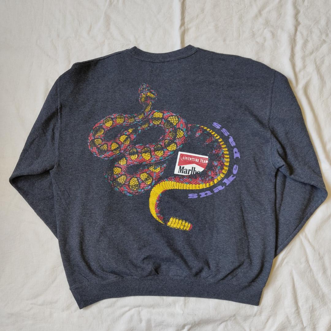 Marlboro マルボロ スネークパス スウェット グレー L フルーツ - メルカリ
