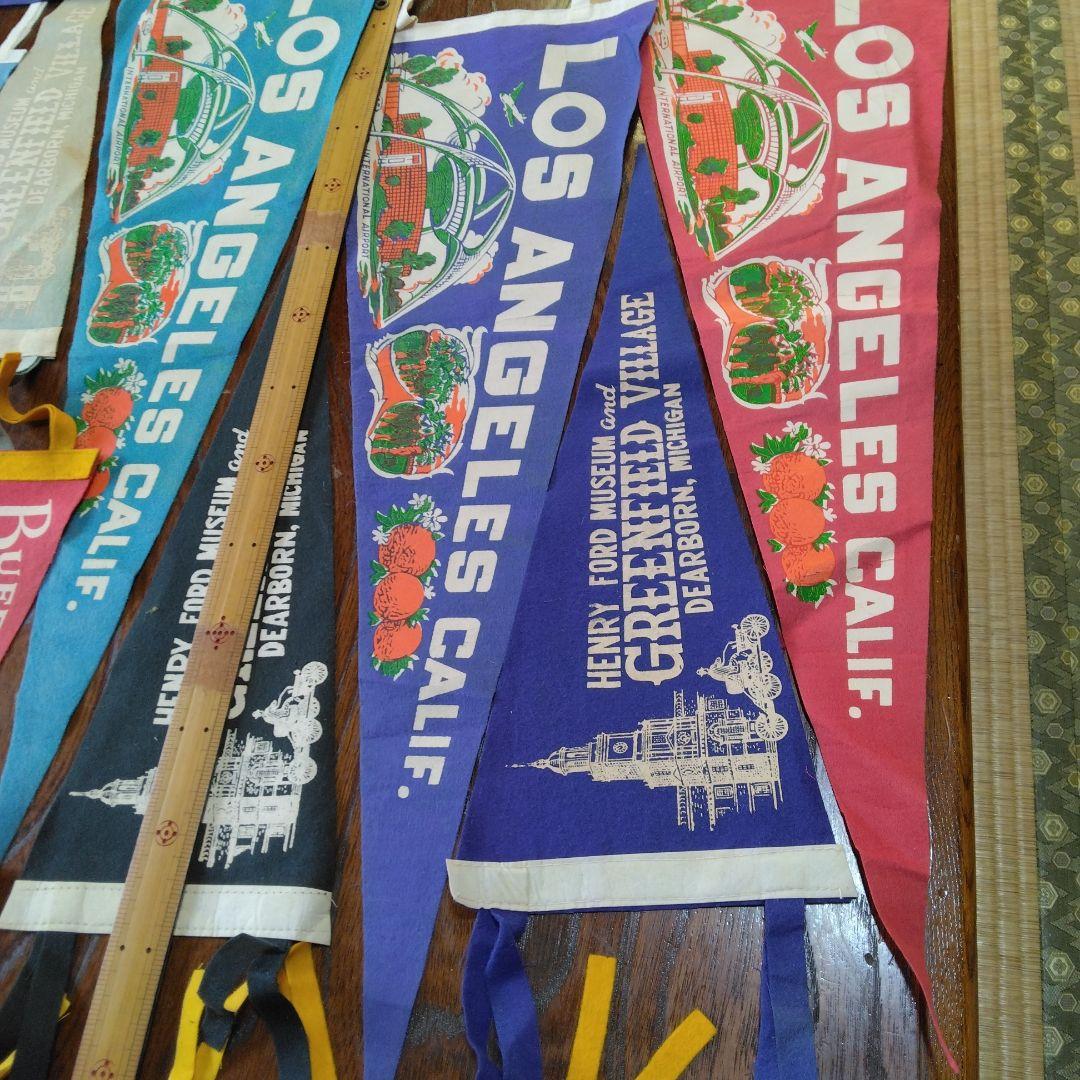 アメリカン-ビンテージ-ペナント-27点セット