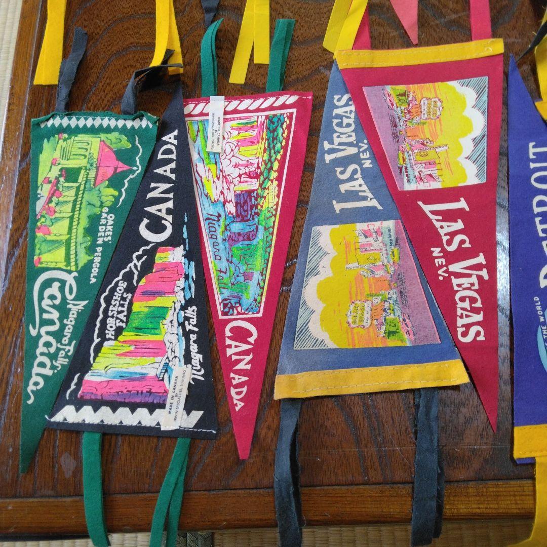 アメリカン-ビンテージ-ペナント-27点セット