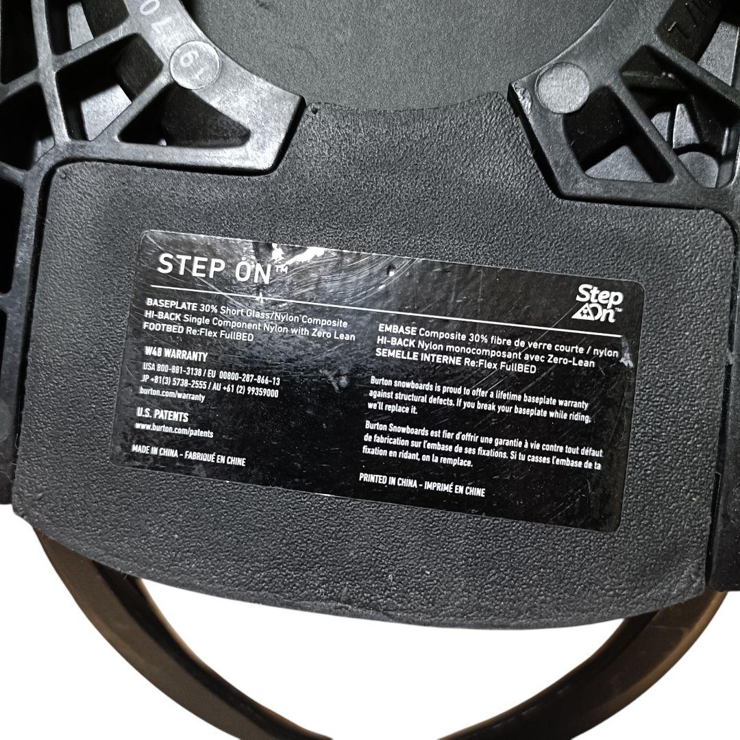 BURTON STEP ON バートン ステップオン メンズ Mサイズ ブラック