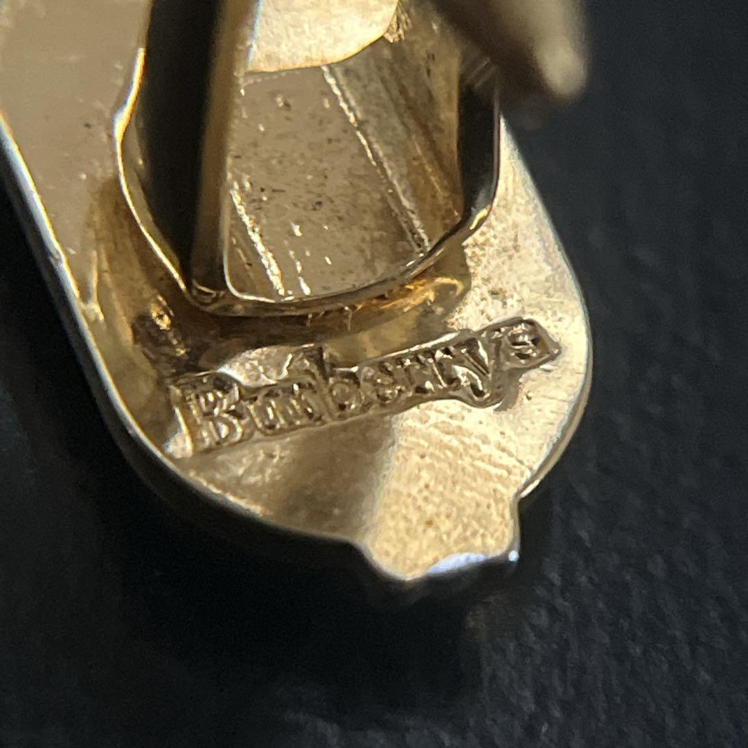 3点セット　オールド　バーバリーズ　ネクタイピン　カウス　ノバチェック　刻印