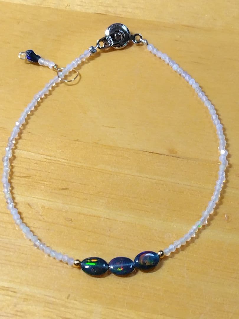 専用◆エチオピアオパール、ボタン型ブレスレット　　6点ご購入