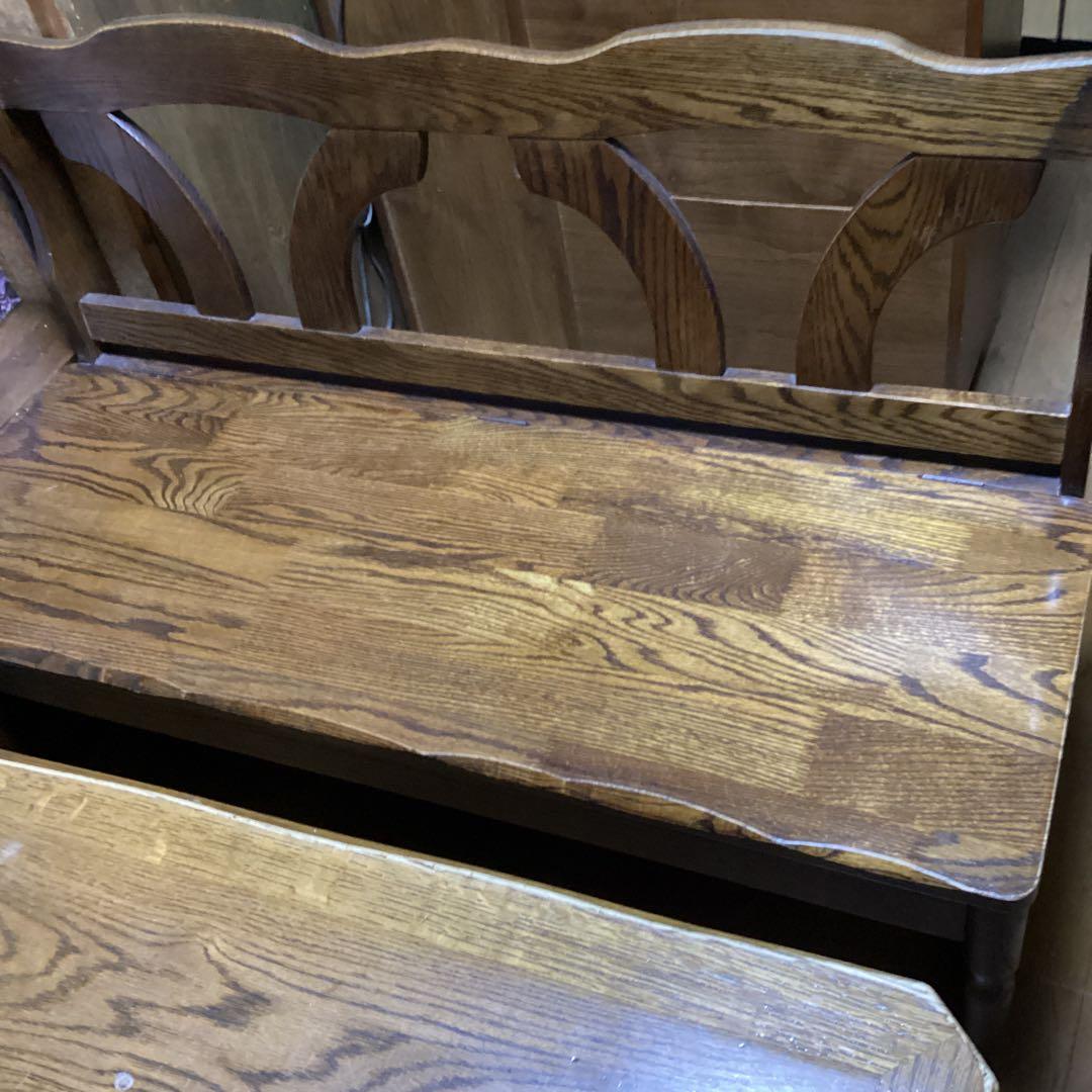 天然木単板　ダイニングテーブル　大型　変則五角形　5人向け