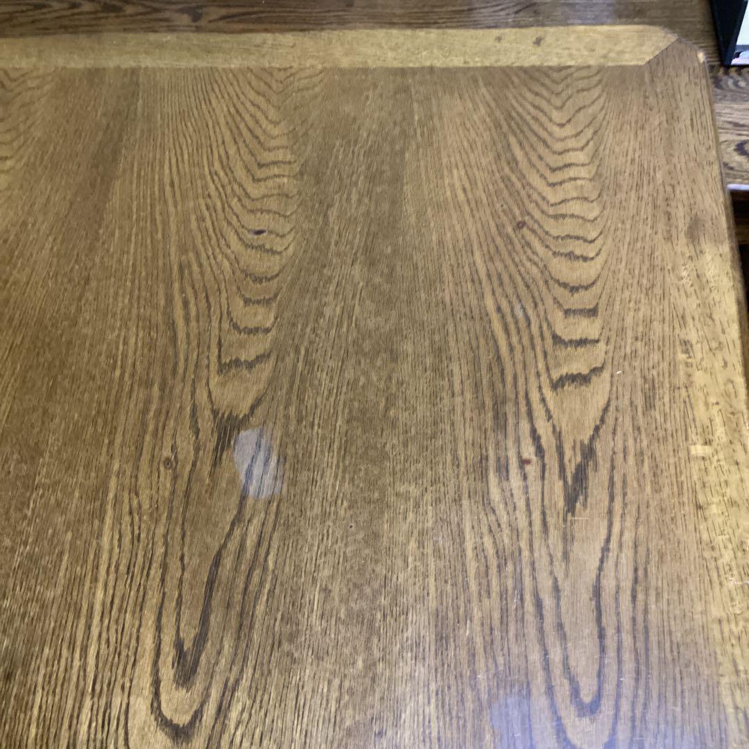 天然木単板　ダイニングテーブル　大型　変則五角形　5人向け