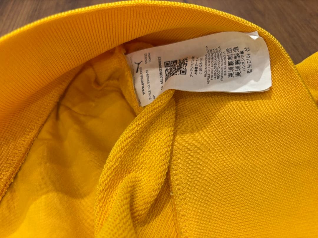 PUMA T7 トラックジャケット ワンポイントロゴ イエロー